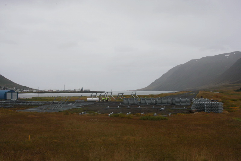 Mikil mannvirki í snjóflóðavörnunum