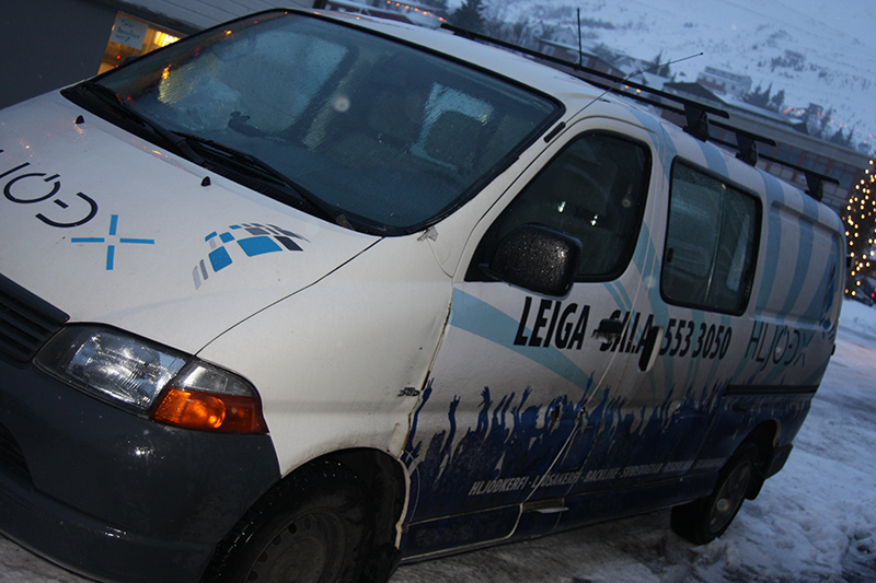 Riggað upp fyrir Palla
