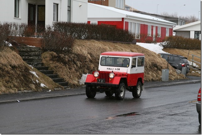 Hreiðar á bæjarrúntinum