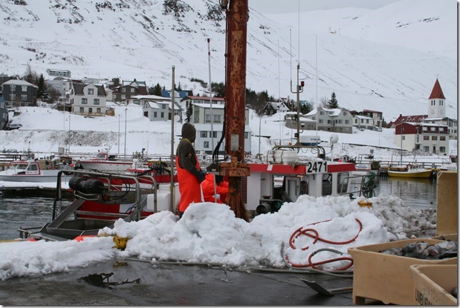 Slæmt aðgengi að löndunarkrönum