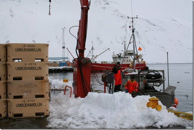 Slæmt aðgengi að löndunarkrönum