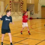 Fjölmennt badmintonmót