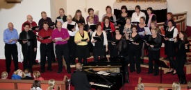 Fr� gospelt�nleikunum sem haldnir voru sl. n�vember