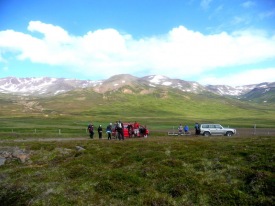 Lagt af sta fr Lambanes - Reykjum.