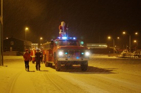 J�lasveinn � broddi fylkingar. Lj�smyndari; Finnur Yngvi Kristinsson