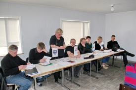 Gun Helgadttir formaur UF a flytja skrslu stjrnar