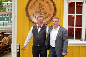 Kjartan lafsson kokkur og jn og Rbert Gufinnsson fr Rauku.