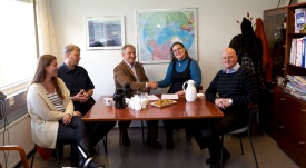 Frá vinstri, Anna María Jónsdóttir, Hreiðar Þór Valtýsson, Stefán B. Sigurðsson, Lára Stefánsdóttir og Ögmundur Knútsson