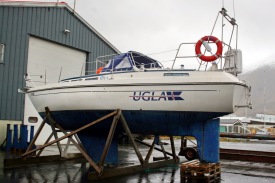 Ugla  viger hj Siglufjarar Seig