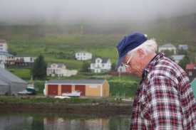 Helgi Magg mttur til leiks. Ljsmynd, Eln orsteinsdttir