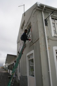 Mark Duffield mundar pensilinn