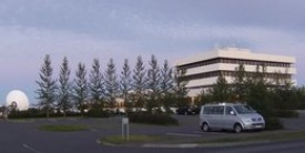 Höfuðstöðvar Ríkisútvarpsins við Ofanleiti í Reykjavík. Hugmyndir eru um að ríkissjóðir kaupi fasteignina til að létta af skuldum.