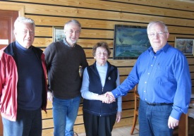 Sverrir Sveinsson, rlygur Kristfinnsson, Anna Snorradttir og Gumundur Skarphinsson