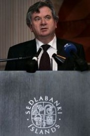 Dav Oddsson selabankastjri. Ljsmynd visir.is