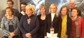 Lena Ek er nnur fr vinstri  fremri r.