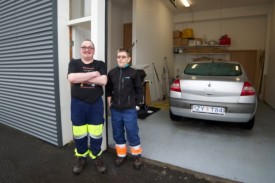 Starfsmenn BF eir rni og Sveinn