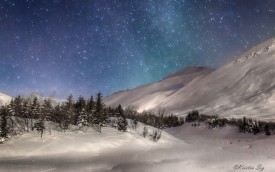 Horft upp  Skarsdal. Ljsmynd Kristn Sigurjnsd