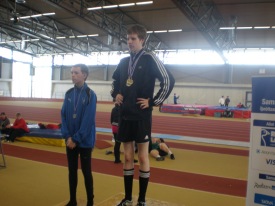 Sigurjón á verđlaunapalli