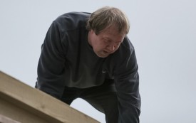 Hafr Kolbeinsson vi vinnu  Rhstorginu