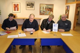 f.v.: Fannar Gíslason, Gunnar I. Birgisson, Stefa